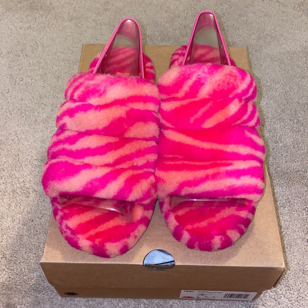 Zebra Ugg Slippers